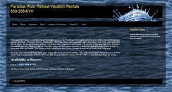 Desktop Screenshot of paradiseriverretreatontheguadalupe.com